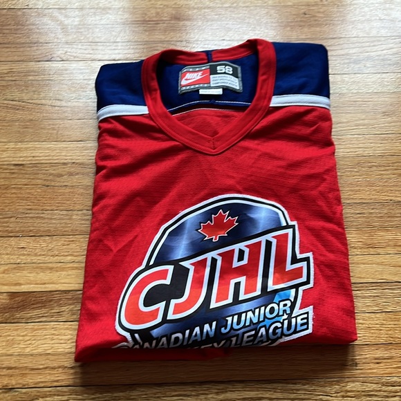Vintage CJHL Hockey Jersey / Nike / XL / Made In Canada - Picture 10 of 10